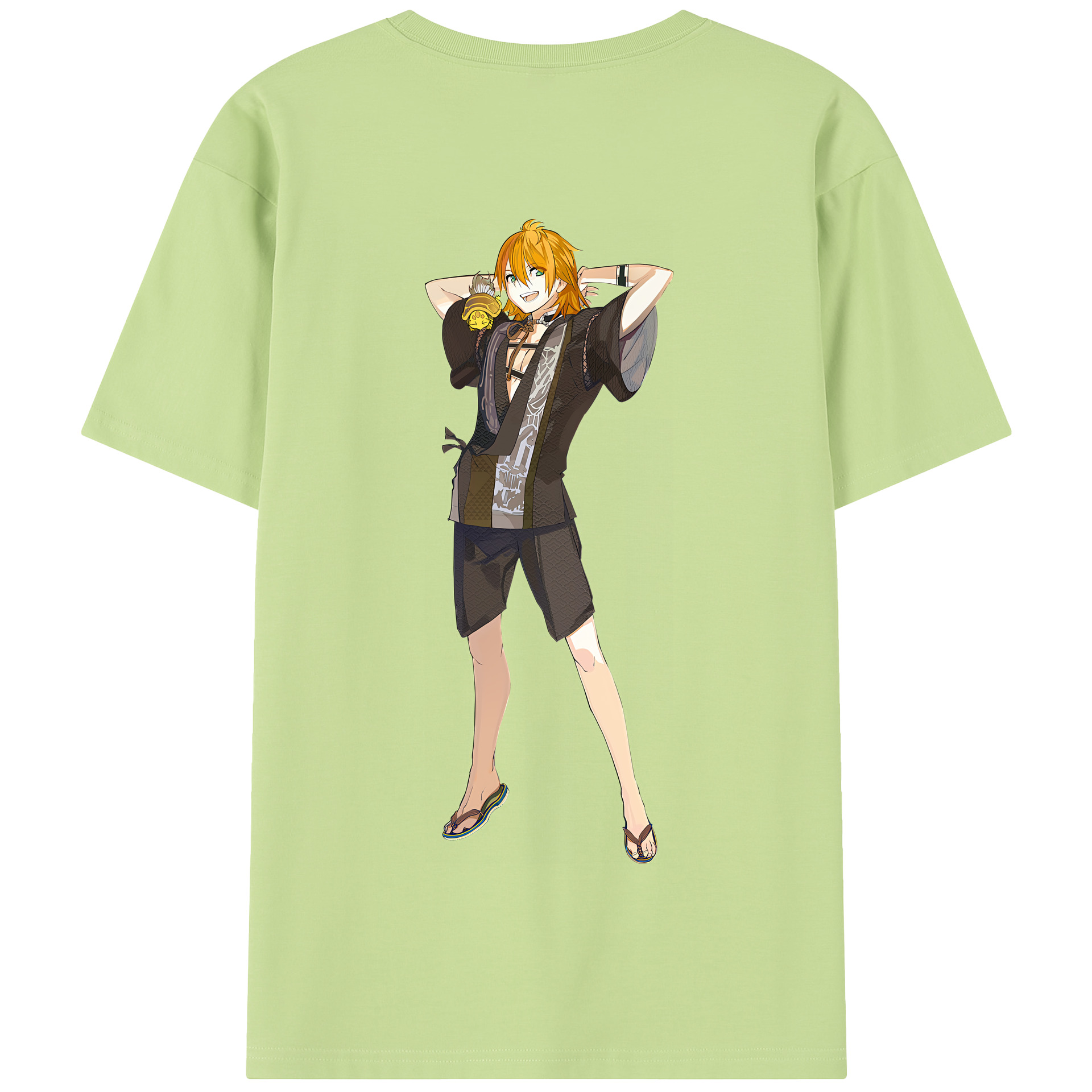 （画像用） 刀剣乱舞 Touken Ranbu 綿100％半袖Tシャツ（背面プリント）